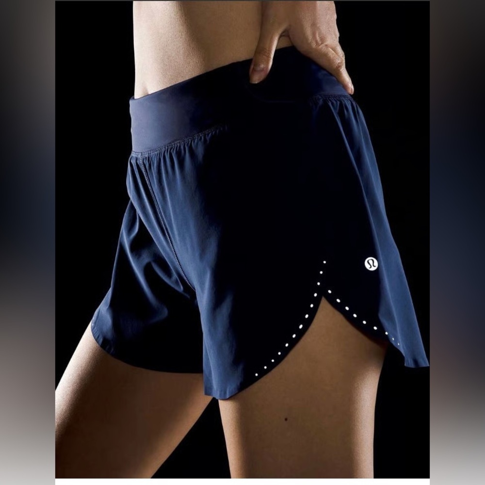 NWT Lululemon Fast and Free Shorts Navy